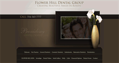 Desktop Screenshot of flowerhilldentalgroup.com